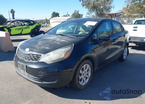 2013 Kia Rio Lx from USA, damaged, VIN KNADM4A30D6231552